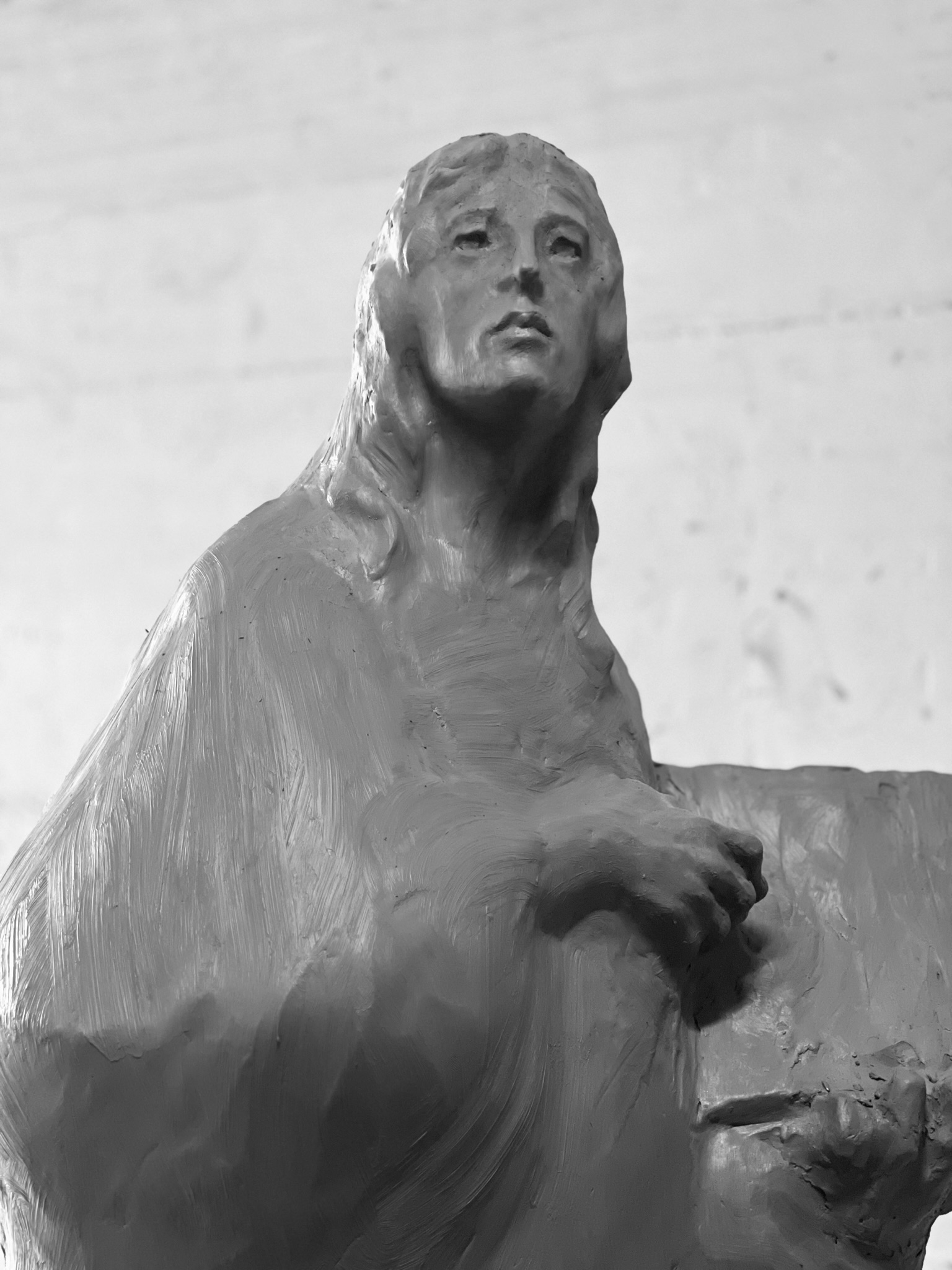 SAN GIOVANNI EVANGELISTA MODELLO N ARGILLA DETTAGLIO